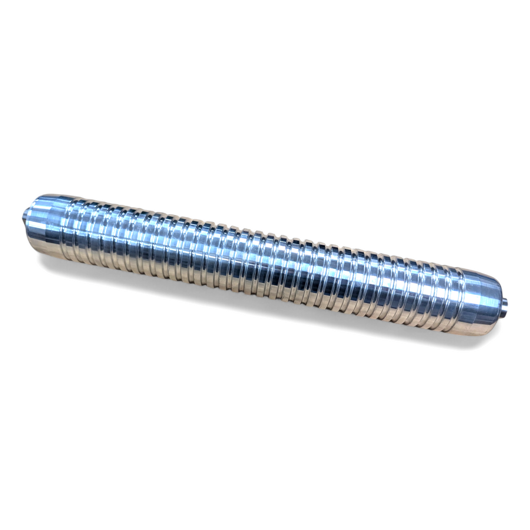 Profiled front roller for cylinder mower