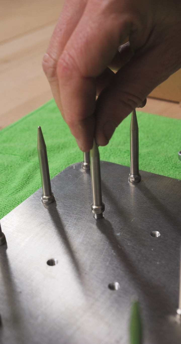 Lawnpecker Adapter Plate with 20 Spikes