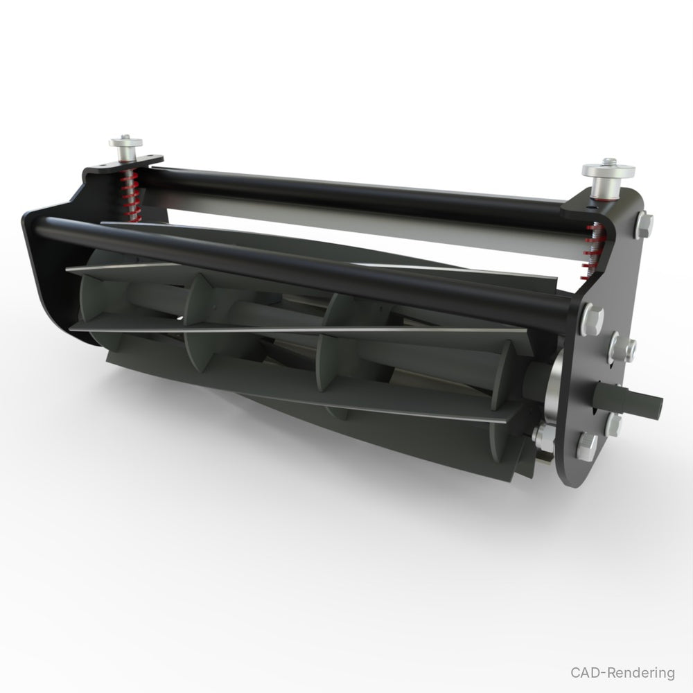 Falkenstein Consul Schneideinheit mit Spindel und Untermesser (CAD-Rendering)