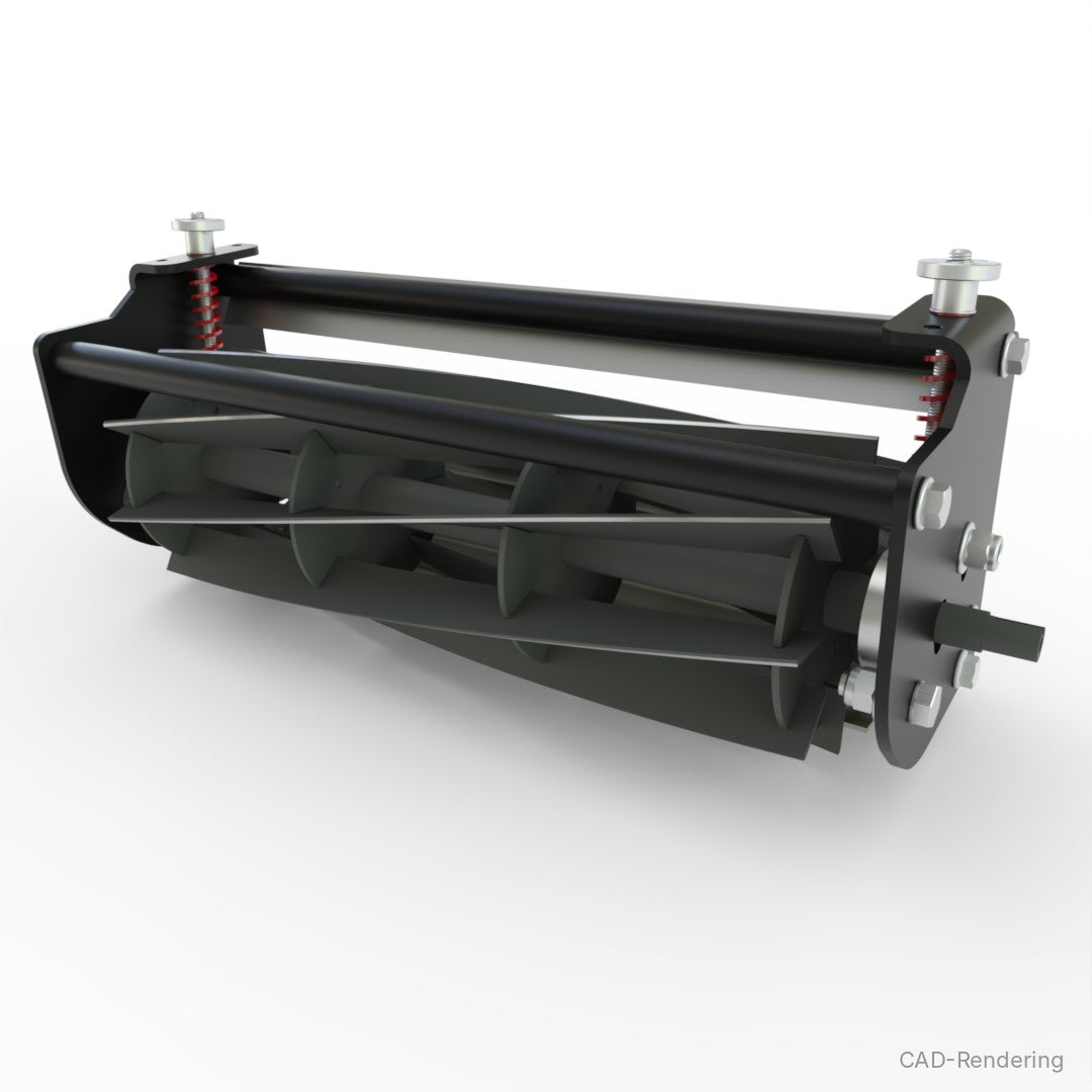 Falkenstein Consul Schneideinheit mit Spindel und Untermesser (CAD-Rendering)