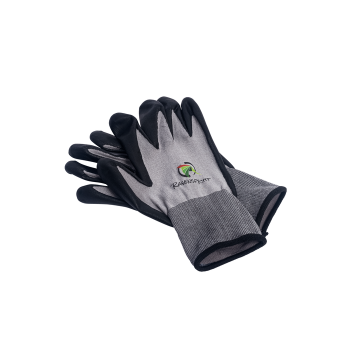 Work gloves with Rasenspecht logo