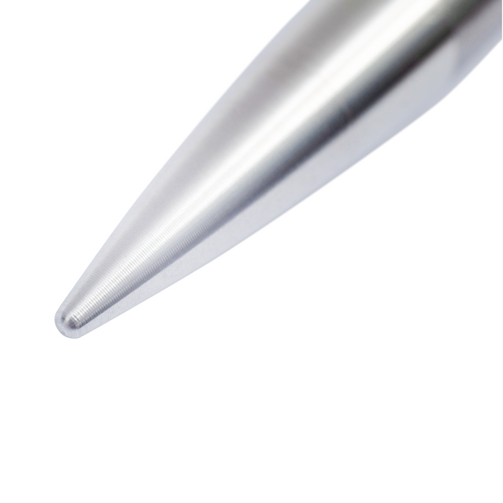 Rasenspecht Rasenkralle Ersatz-Vollspoon aus silbernem Metall mit spitzer Form für die Rasenpflege